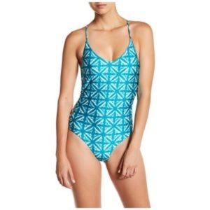 NWT - Amuse Society Alyssa Tie Dye One Piece Bathing Swim Suit Sz Extra Small